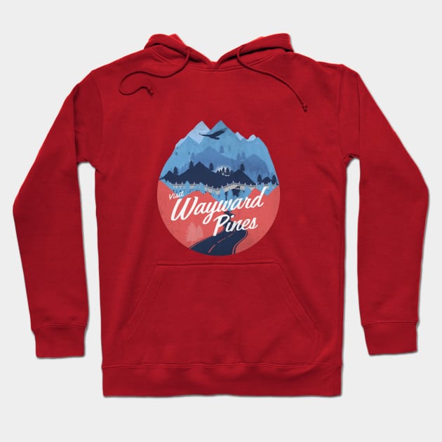 Visit Wayward Pines Hoodie by VeryBear